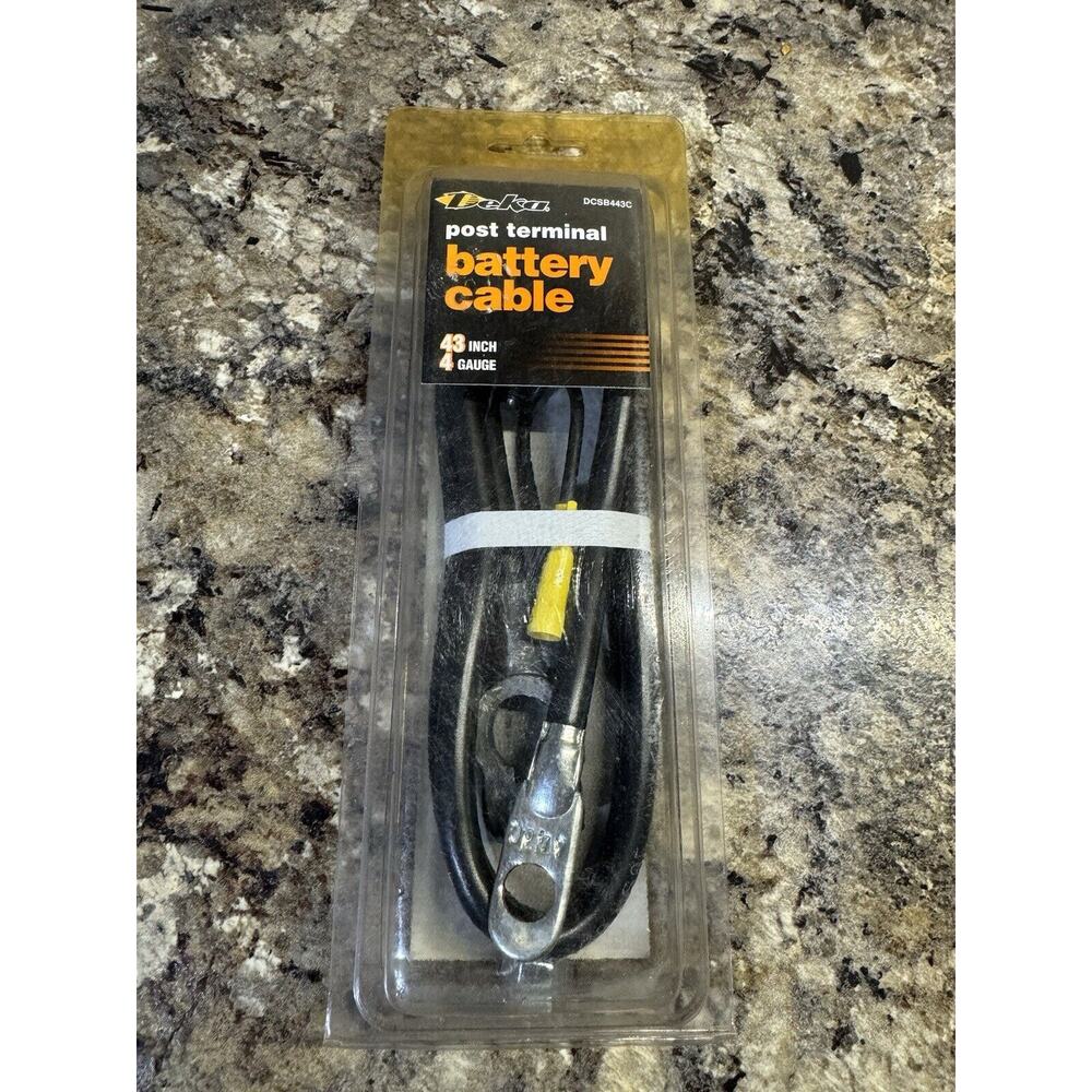 Deka‎ 43 In 4 GA Post Terminal Battery Cable 00805 New In package